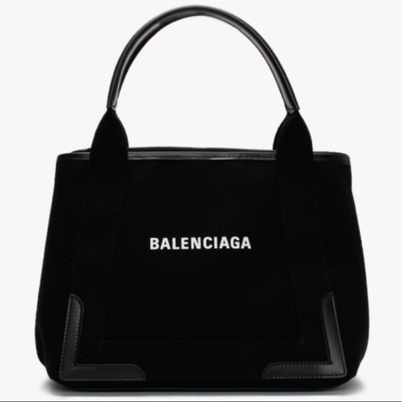 balenciaga navy cabas s